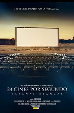 24 cines por segundo. Sábanas blancas