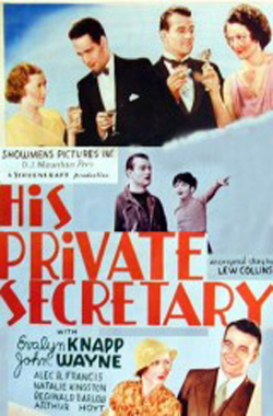 His private secretary