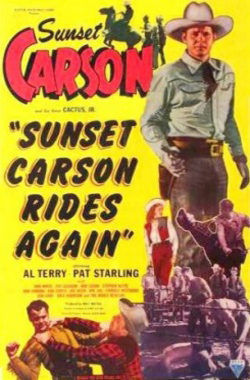 Sunset Carson rides again