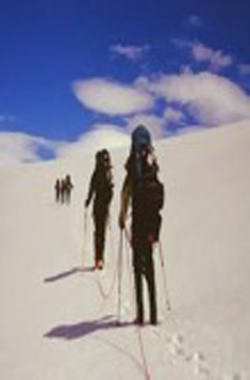 Passage through the Patagonic ice field